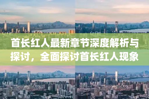 首長紅人最新章節深度解析與探討,全面探討首長紅人現象