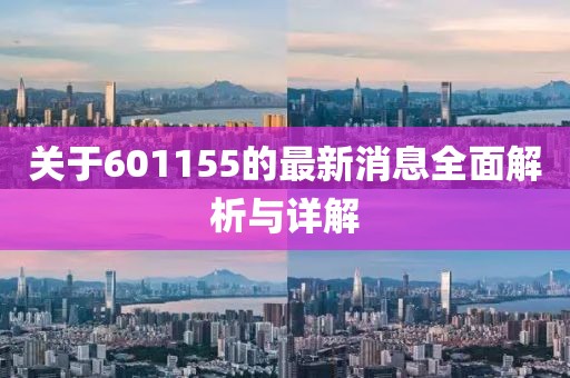 關(guān)于601155的最新消息全面解析與詳解