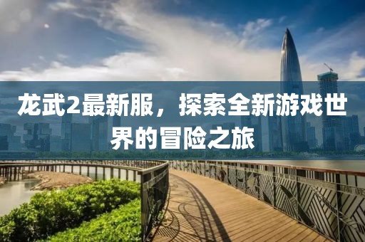 龍武2最新服,探索全新游戲世界的冒險之旅