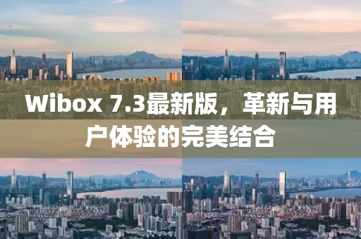Wibox 7.3最新版，革新與用戶(hù)體驗(yàn)的完美結(jié)合