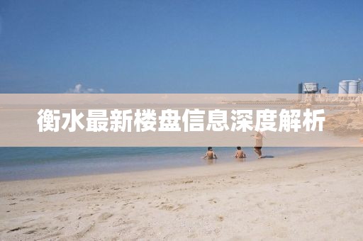 衡水最新樓盤信息深度解析