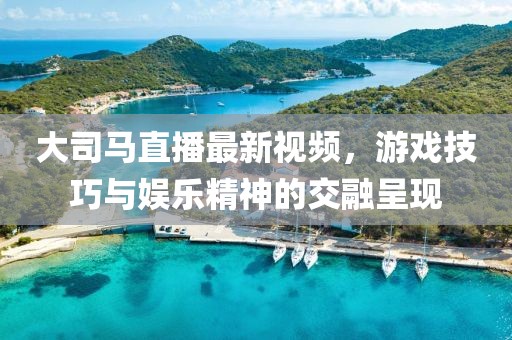 大司馬直播最新視頻，游戲技巧與娛樂精神的交融呈現