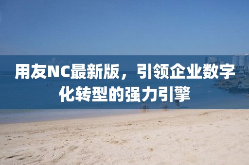 用友NC最新版,引領企業數字化轉型的強力引擎
