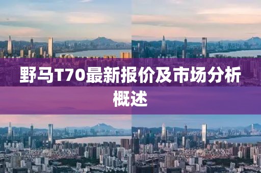 野馬T70最新報價及市場分析概述