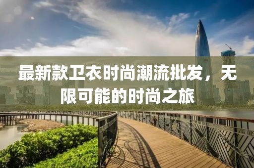 最新款衛衣時尚潮流批發,無限可能的時尚之旅