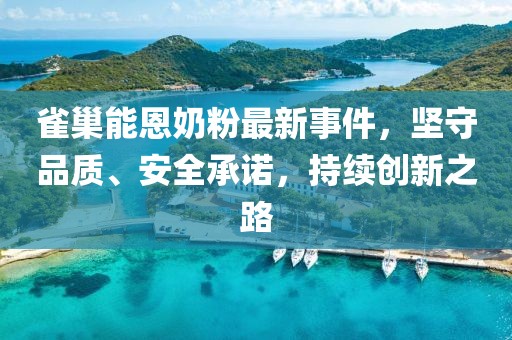 雀巢能恩奶粉最新事件,堅(jiān)守品質(zhì)、安全承諾,持續(xù)創(chuàng)新之路