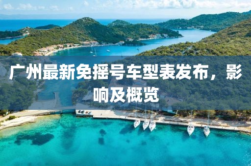 廣州最新免搖號車型表發(fā)布,影響及概覽