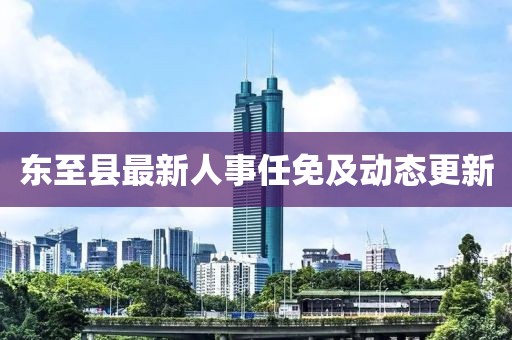 東至縣最新人事任免及動態更新