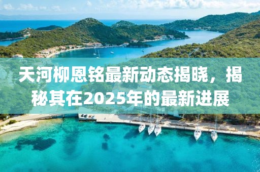 天河柳恩銘最新動態揭曉,揭秘其在2025年的最新進展