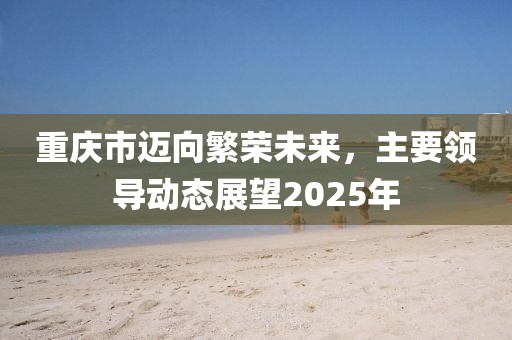 重慶市邁向繁榮未來,主要領導動態展望2025年
