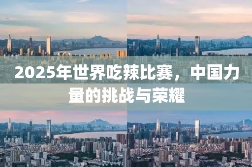 2025年世界吃辣比賽,中國力量的挑戰與榮耀