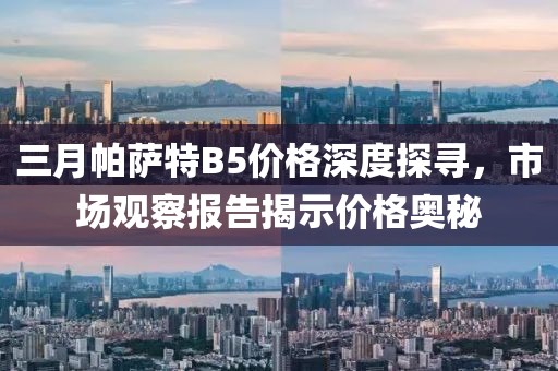 三月帕薩特B5價格深度探尋,市場觀察報告揭示價格奧秘