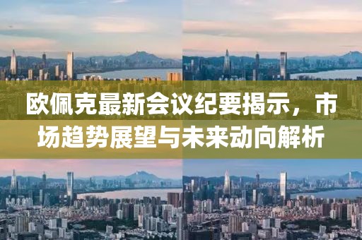 歐佩克最新會議紀要揭示,市場趨勢展望與未來動向解析