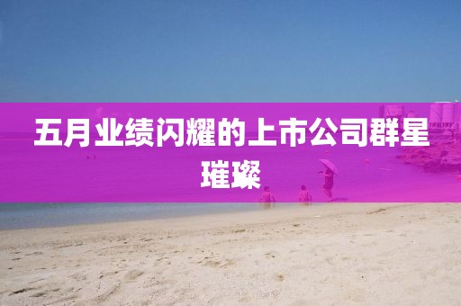 五月業績閃耀的上市公司群星璀璨