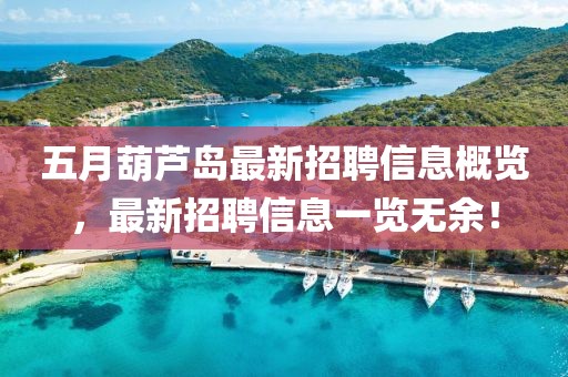 五月葫蘆島最新招聘信息概覽,最新招聘信息一覽無余!
