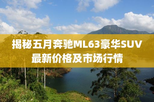 揭秘五月奔馳ML63豪華SUV最新價格及市場行情