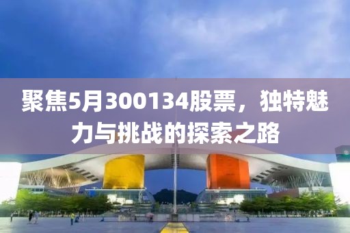 聚焦5月300134股票，獨特魅力與挑戰的探索之路