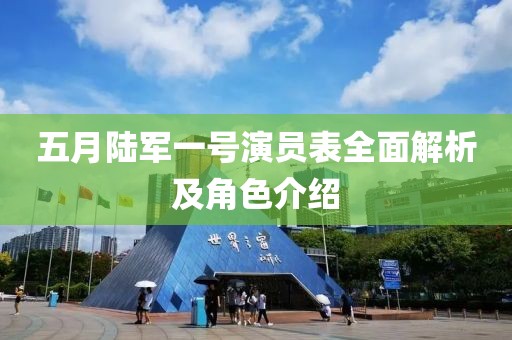 五月陸軍一號演員表全面解析及角色介紹