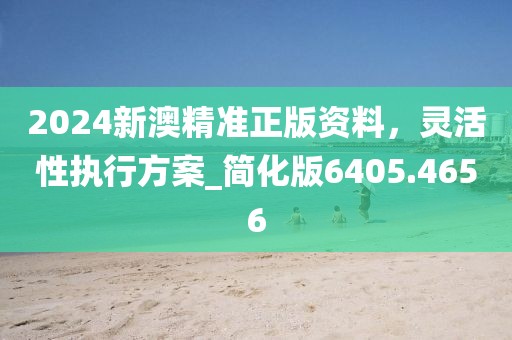 2024新澳精準正版資料,靈活性執行方案_簡化版6405.4656