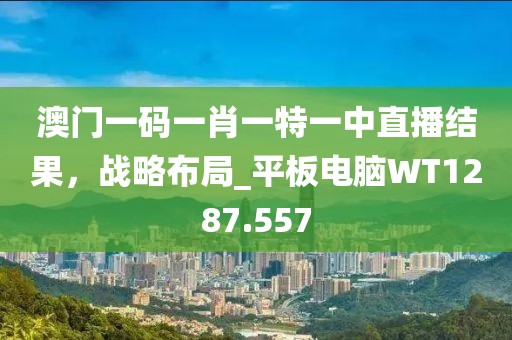 澳門一碼一肖一特一中直播結果,戰(zhàn)略布局_平板電腦WT1287.557