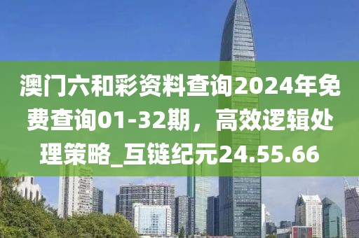 澳門六和彩資料查詢2024年免費查詢01-32期,高效邏輯處理策略_互鏈紀元24.55.66