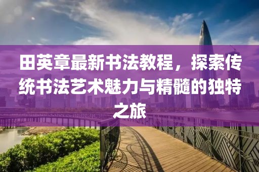 田英章最新書法教程，探索傳統書法藝術魅力與精髓的獨特之旅